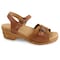 Sanita Sandal, Pebbled/Oiled Leather Upper, Polyurethane Outsole, Chestnut, Size 5.5-6 M 472281-003-37 - alternate 1